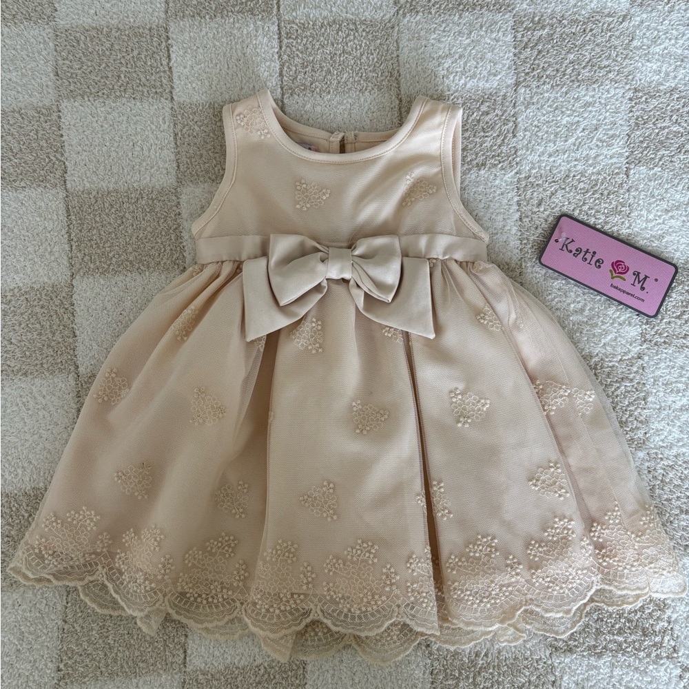 Katie May Cream Formal Kids Dress